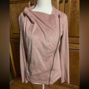 Women's Pink Asymmetrical Jacket